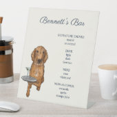 Panneau Pedestal de la barre de chien personnalisé (In SItu)