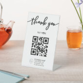 Panneau Pedestal du logo du code QR de la numérisa (In SItu)