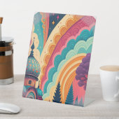 Panneau Pedestal Rainbow Dome - Personnalisable (In SItu)