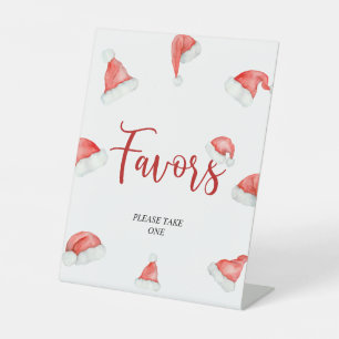 Panneau père Noël Baby Christmas Douche Faveurs