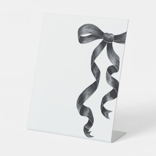 Panneau personnalisé Bow noir (Recto)