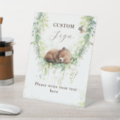 Panneau personnalisé Boy Baby Shoy Boy Woodland (In SItu)