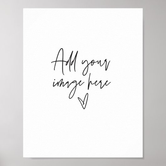 Panneau personnalisé Mariage de l'événement Poster (Devant)