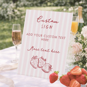 Panneau Personnalisé pour une Baby Shower Mariage 
