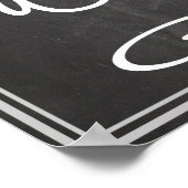 Panneau photo tableau noir pour accessoires (Coin)