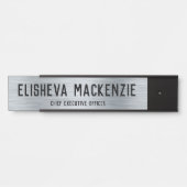 Panneau Plaque de nom de la porte de bureau - Arge (Devant)