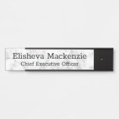 Panneau Plaque de nom de la porte de bureau - Marb (Devant)