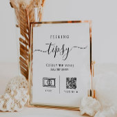 Panneau pour gratifier le barman, Panneau de pourb