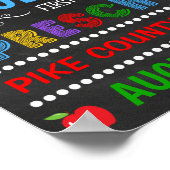 Panneau premier jour de préscolaire tableau craie  (Coin)