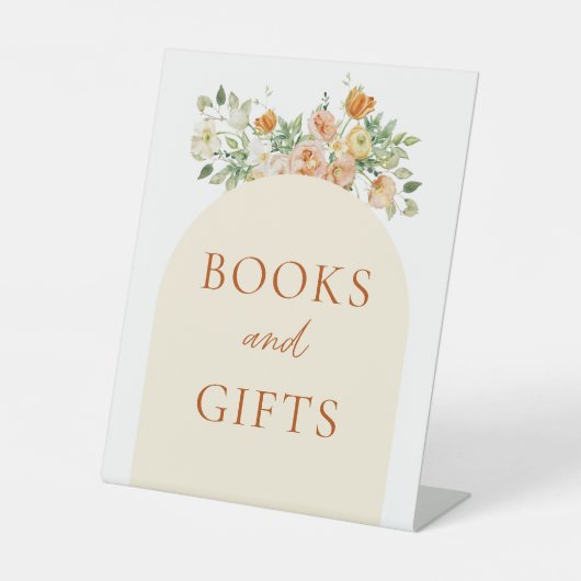 Panneau Printemps Floral Baby showers Livres et Ca (Recto)