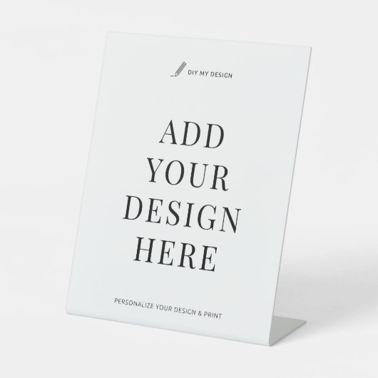 Panneau professionnel Pedestal 8x10" (Recto)