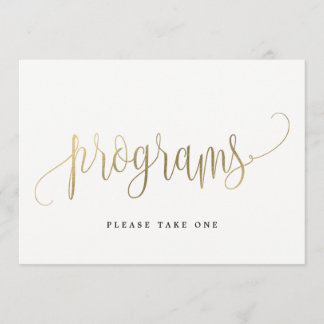 Panneau Programmes - Jolie calligraphie