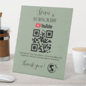 Panneau QR Code Abonnement | YouTube | Salon de co (In SItu)