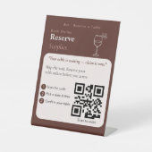 Panneau QR Code de numérisation neutre pour rendez (Recto)