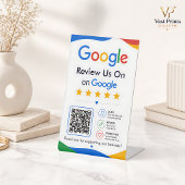 Panneau QR Code de Réputation en Ligne Avis Google