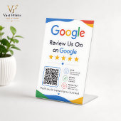Panneau QR Code de Réputation en Ligne Avis Google