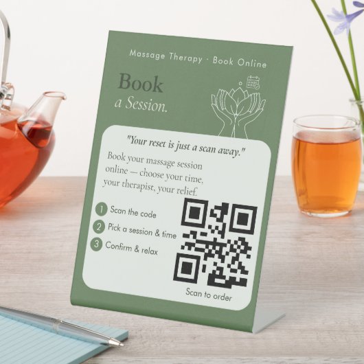 Panneau QR Code propre pour rendez-vous | Numérisa (In SItu)