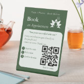 Panneau QR Code Réservation de Livre Moderne | Ren (In SItu)