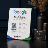 Panneau QR de révision Google pour les commentaire