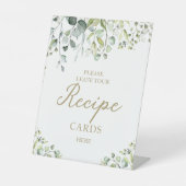 Panneau Recette Fête des mariées verte (Recto)