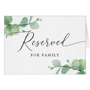 Panneau Réservé Élégant Mariage de Jardin d'Euca