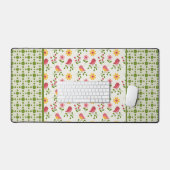 Panneau Retro Pink Spring Birds (Clavier et souris)