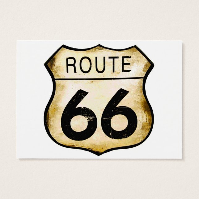 Panneau Route 66 vintage (Dos)