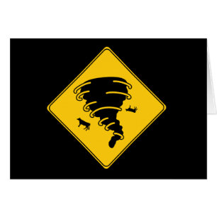 Panneau routier - Tornado