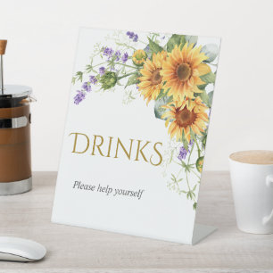 Panneau Rustique Tournesols & Lavande Douche