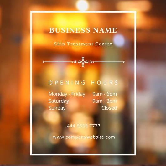 Panneau simple blanc pour petites entreprises, heu