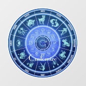 Panneau solaire Zodiac Calendrier Astrologie Thund (Feuille)