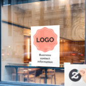 Panneau spa ou salon (Fenêtre de café)