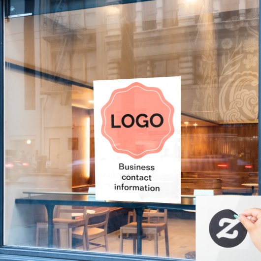 Panneau spa ou salon (Fenêtre de café)