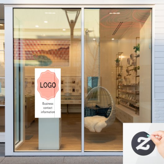 Panneau spa ou salon (Vitrine du magasin)