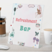 Panneau spa Party Pamper Birthday Massage Zone (In SItu)