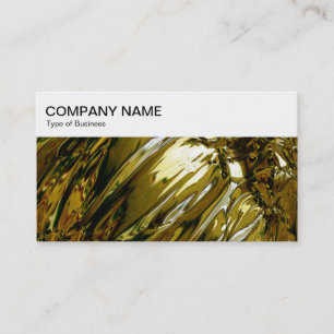 Panneau supérieur - Abstrait Carte de visite d'or