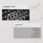 Panneau supérieur - Ancien Carte de visite de mach (Devant / Derrière)