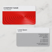 Panneau supérieur - Anneaux concentrés - Carte de  (Devant / Derrière)