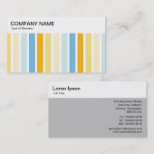 Panneau supérieur - Bandes de couleurs 02 Carte de (Devant / Derrière)