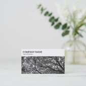 Panneau supérieur - Branches et Carte de visite BW (Debout devant)