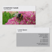 Panneau supérieur - Bumble Bee sur Carte de visite (Devant / Derrière)