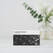 Panneau supérieur - Carte de visite clavier pour o (Debout devant)