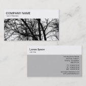 Panneau supérieur - Carte de visite de branches à (Devant / Derrière)