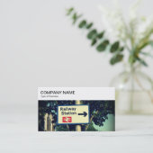 Panneau supérieur - Carte de visite de gare (Debout devant)