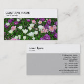 Panneau supérieur - Carte de visite de tulipes (Devant / Derrière)