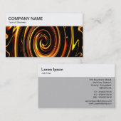 Panneau supérieur - Carte de visite d'incendie (Devant / Derrière)