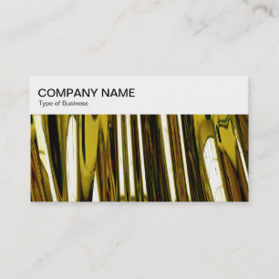 Panneau supérieur - Carte de visite Gold Abstrait