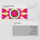 Panneau supérieur - Carte de visite Kaleidoscopic (Devant / Derrière)