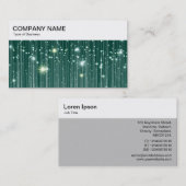 Panneau supérieur - Carte de visite optique fibre  (Devant / Derrière)