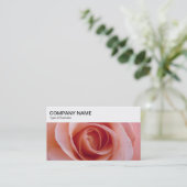 Panneau supérieur - Carte de visite rose (Debout devant)